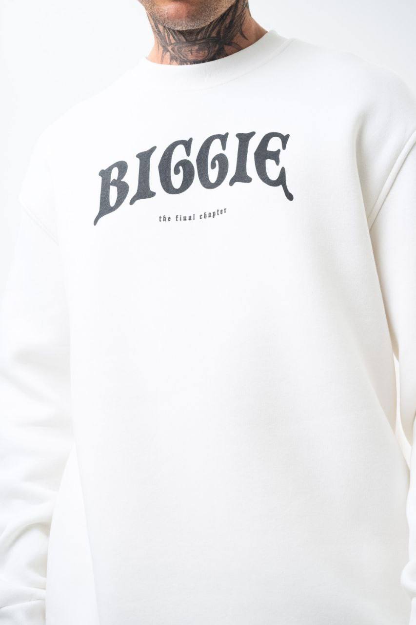 BIGGIE Oversized Sweatshirt – 90s Hip-Hop Legend Tribute Streetwear Withinblack
