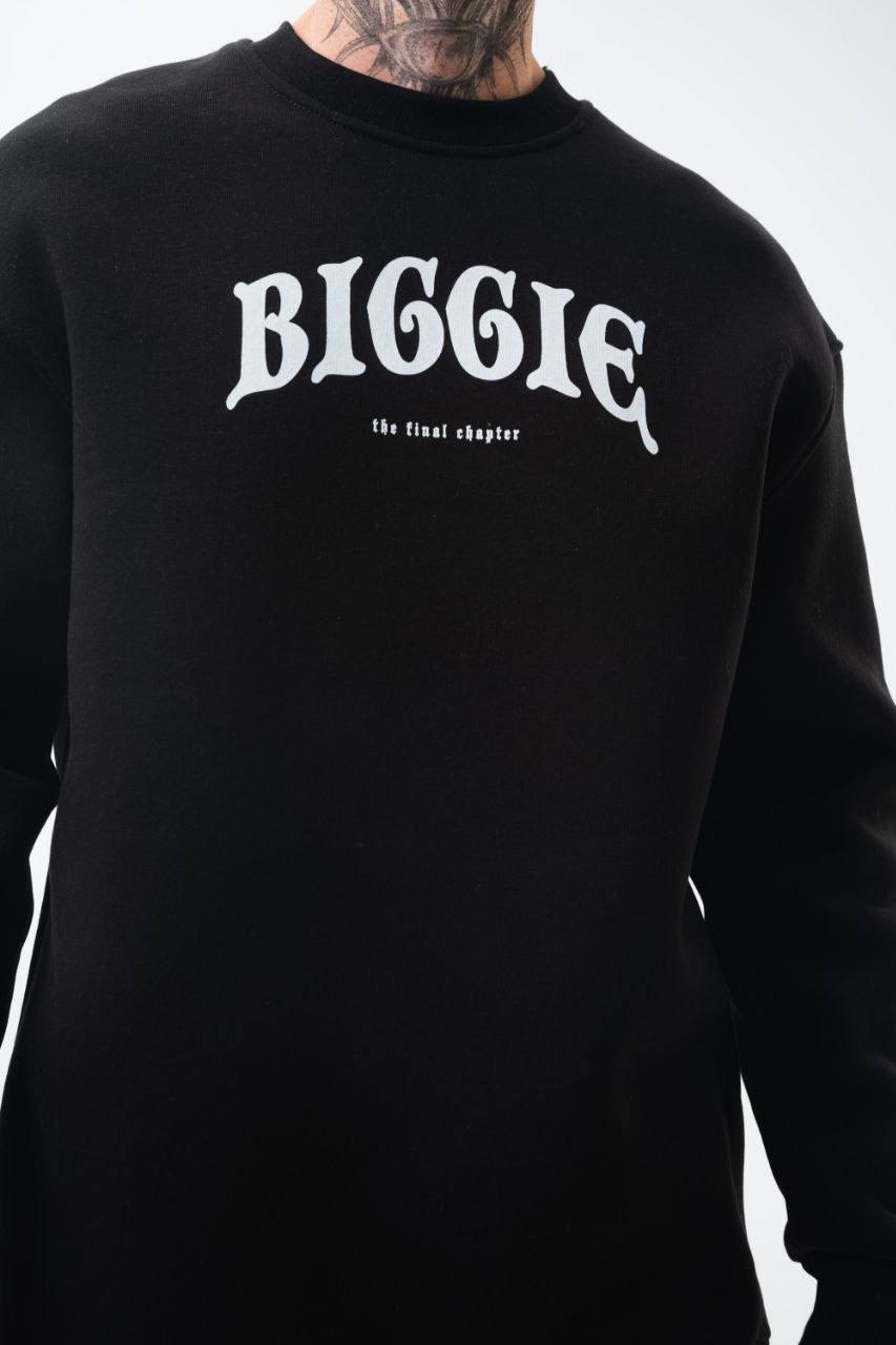 BIGGIE Oversized Sweatshirt – 90s Hip-Hop Legend Tribute Streetwear Withinblack