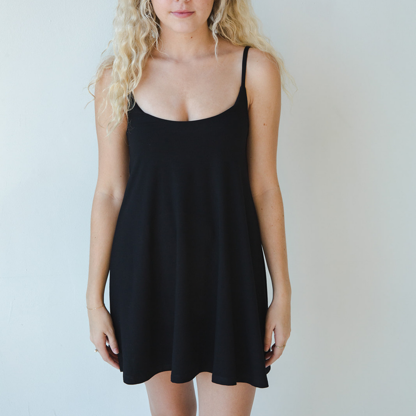 Betty Dress - Swinging Slip Dress w/ Shelf Bra Boob-eez