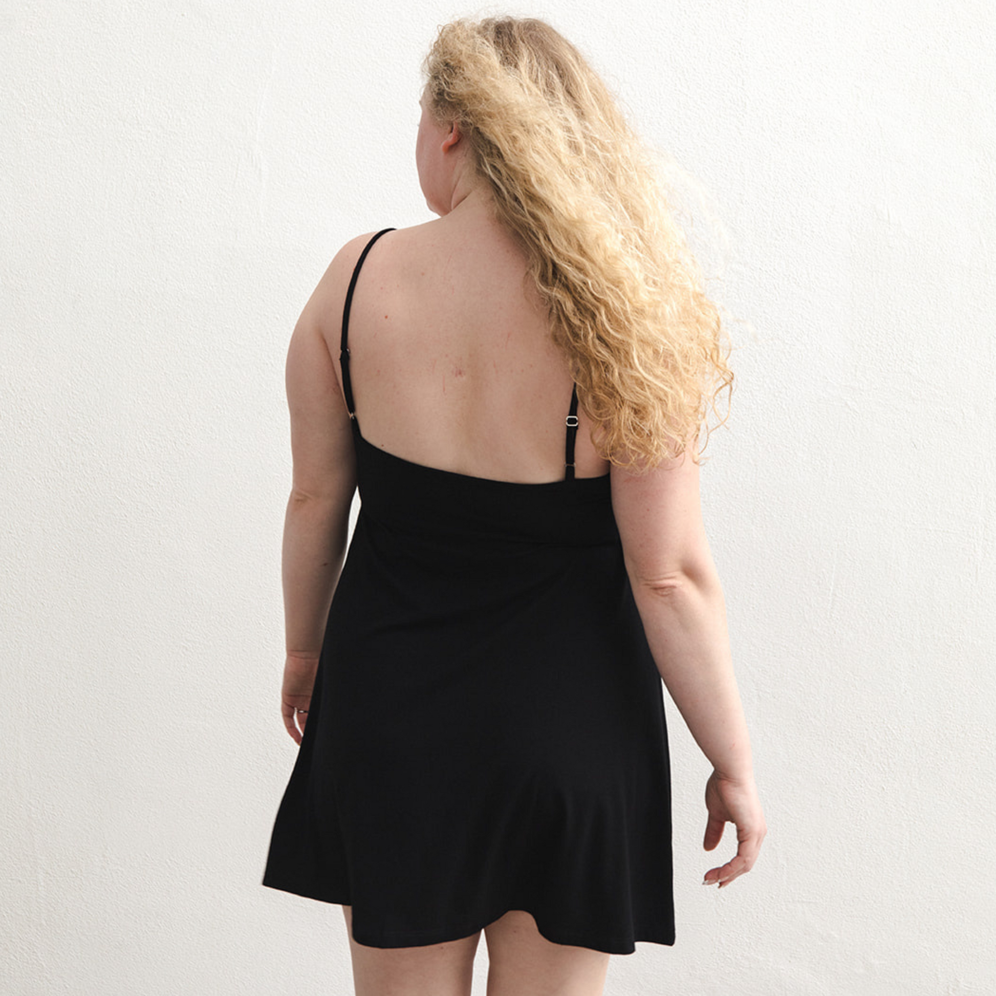 Betty Dress - Swinging Slip Dress w/ Shelf Bra Boob-eez