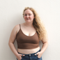 The Kyla - Double Layer Crop - Dark Nude Boob-eez