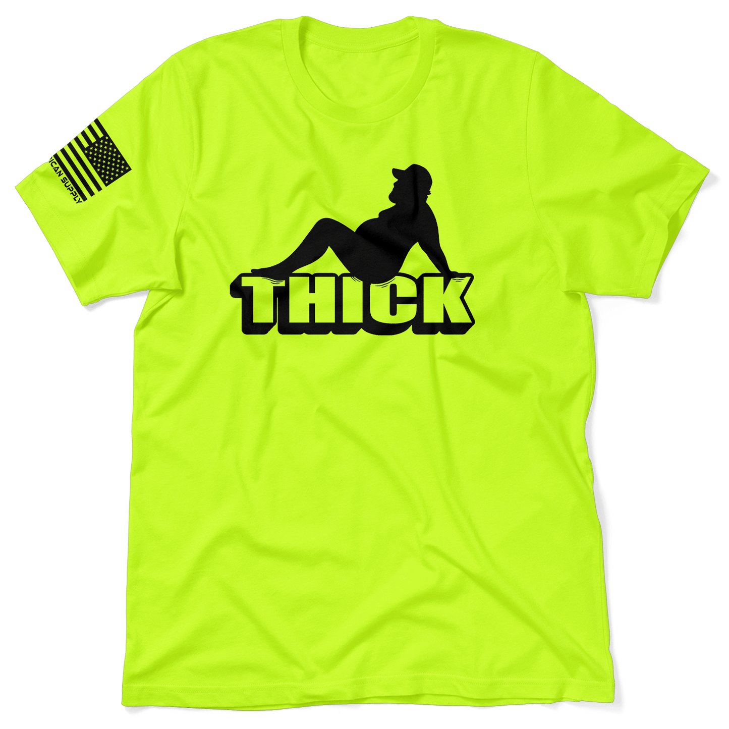 Thick - Safety Yellow T-Shirt Armed American Supply