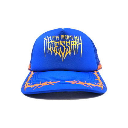 Thorns Trucker Hat Blue