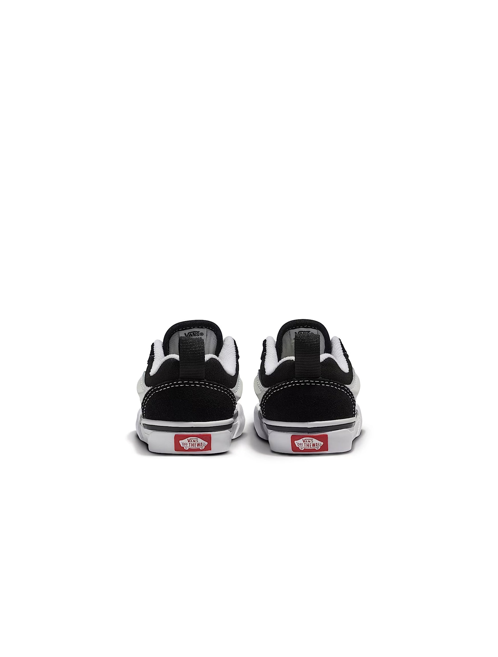 Vans (TD) Knu Skool Elastic Lace - Black/White Denim Exchange