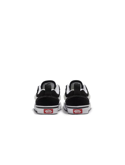 Vans (TD) Knu Skool Elastic Lace - Black/White Denim Exchange