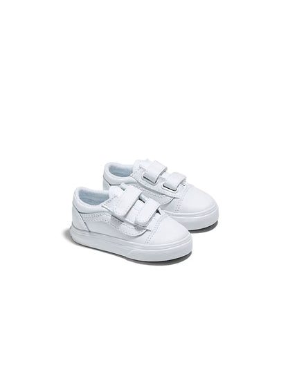 Vans (TD) Old Skool V - True White Denim Exchange
