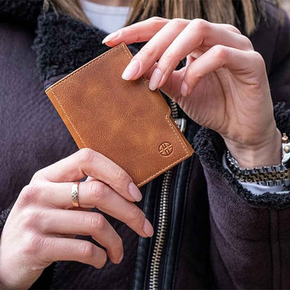 Toscana Leather Wallet Coin Pocket Trusador