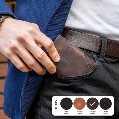 Toscana Leather Wallet Coin Pocket Trusador