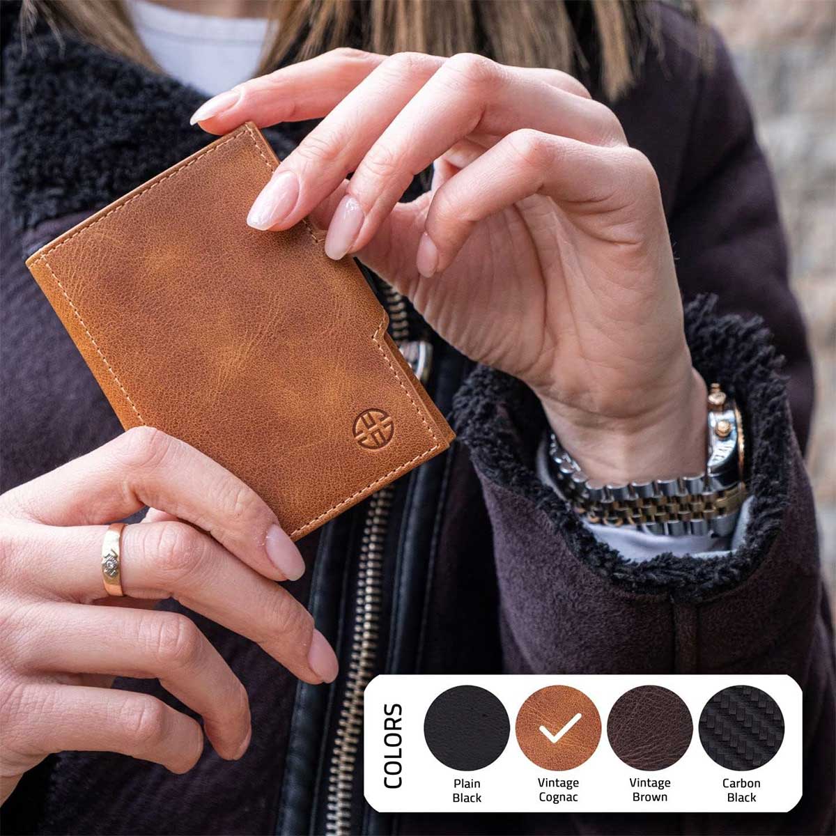 Toscana Leather Wallet Coin Pocket Trusador