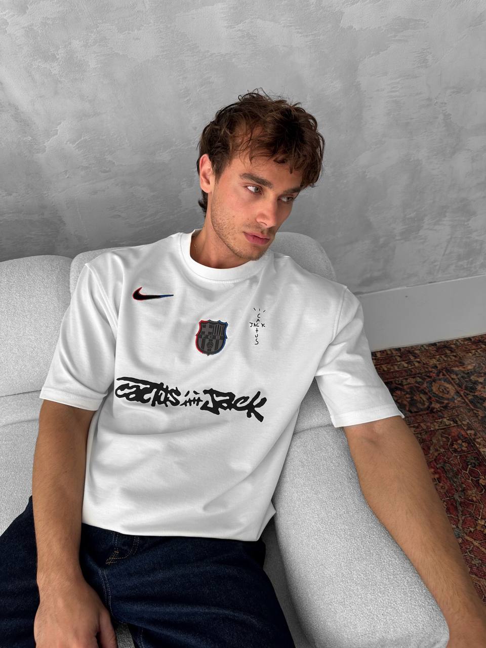 Travis Scott Cactus Jack x FC Barcelona T-Shirt Withinblack