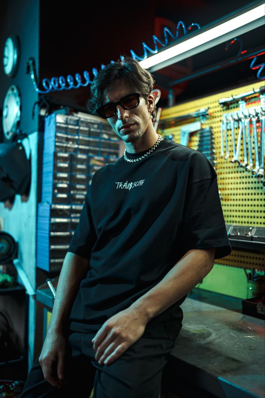 Travis Scott Look Mom I Can Fly Graphic Cotton Tee Withinblack
