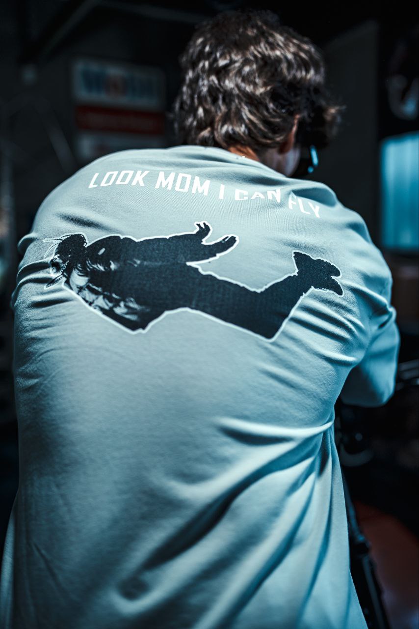 Travis Scott Look Mom I Can Fly Graphic Cotton Tee Withinblack