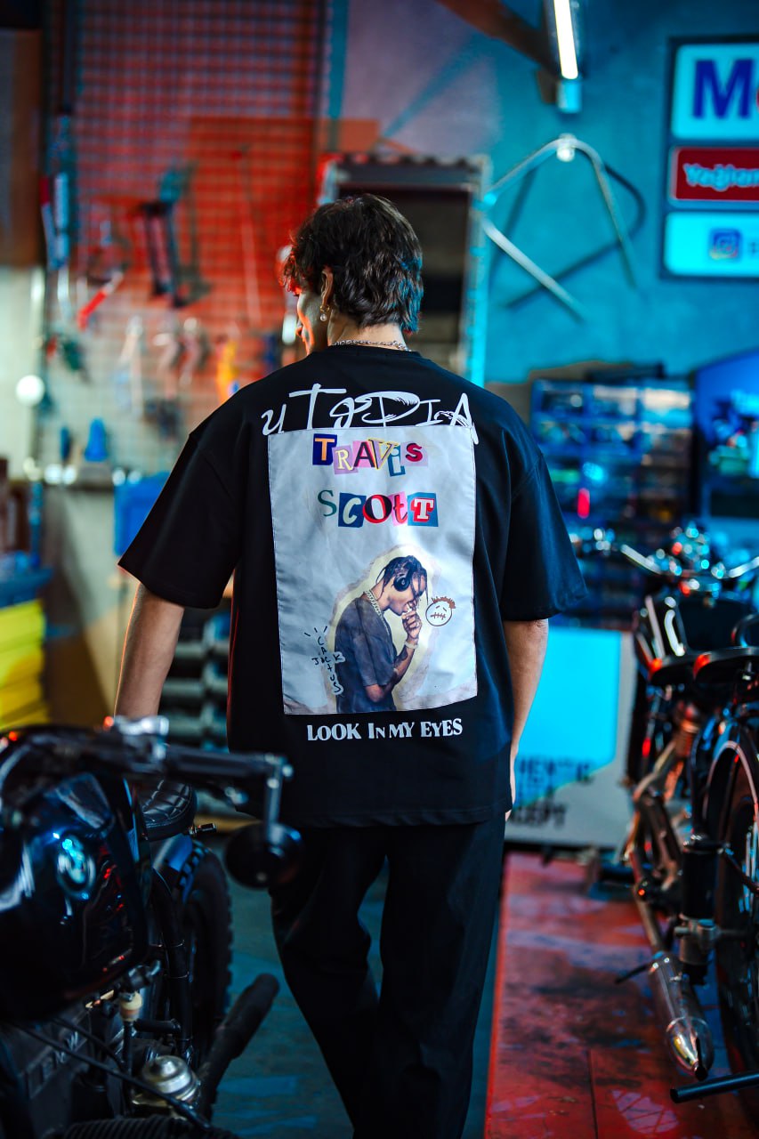 Look In My Eyes T-Shirt – Travis Scott Utopia Tee Withinblack