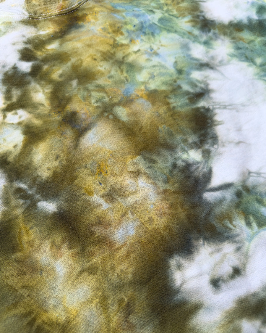 ICE DYED 90/10 SWEATSHIRT Tree Moss Keep Company