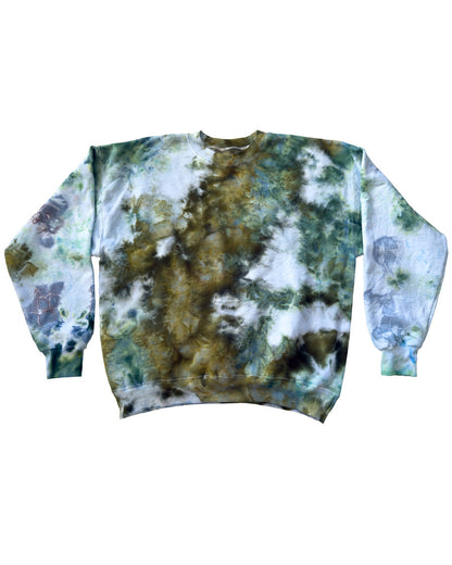 ICE DYED 90/10 SWEATSHIRT Tree Moss Keep Company