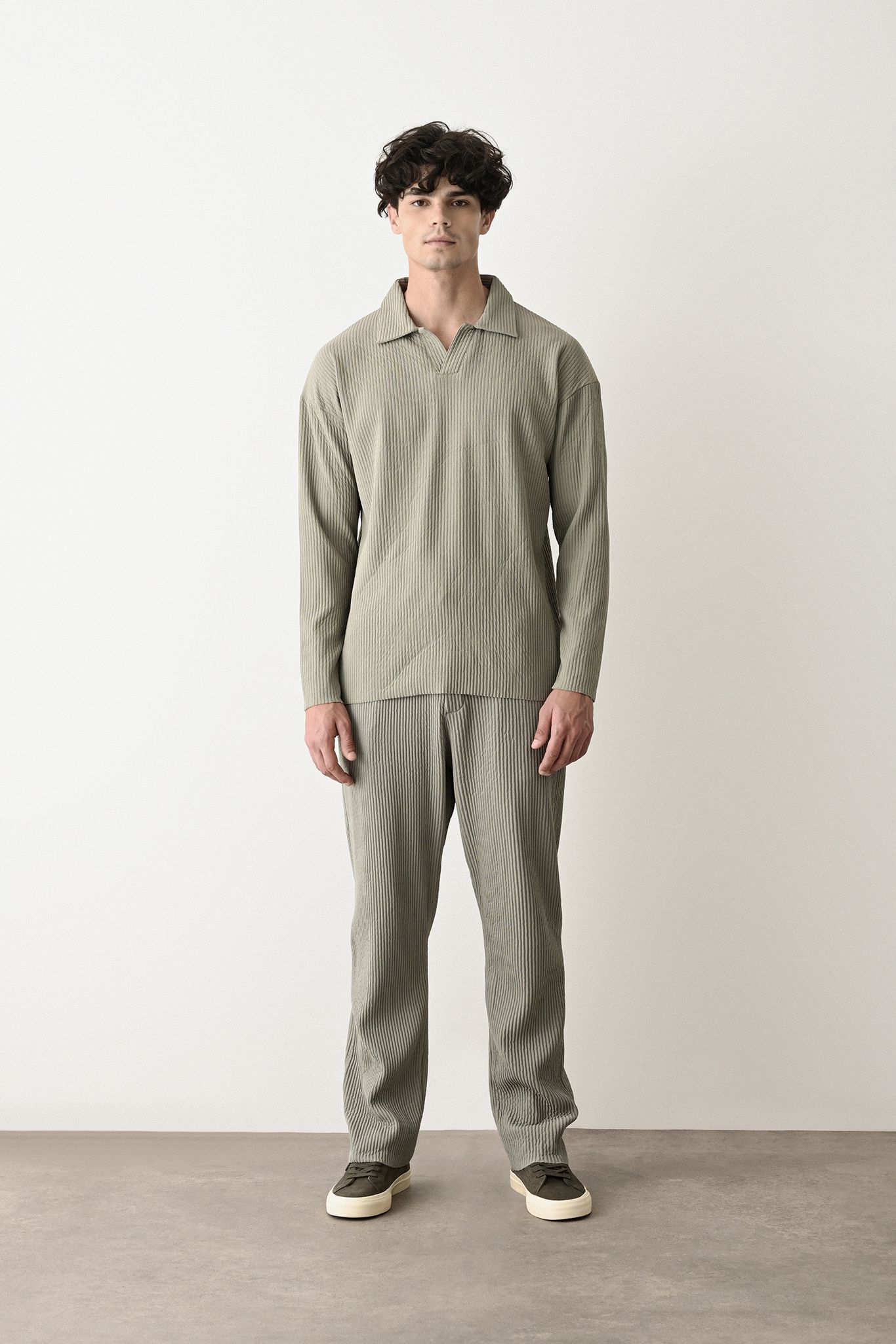 Collared Oversized Knitwear Withinblack