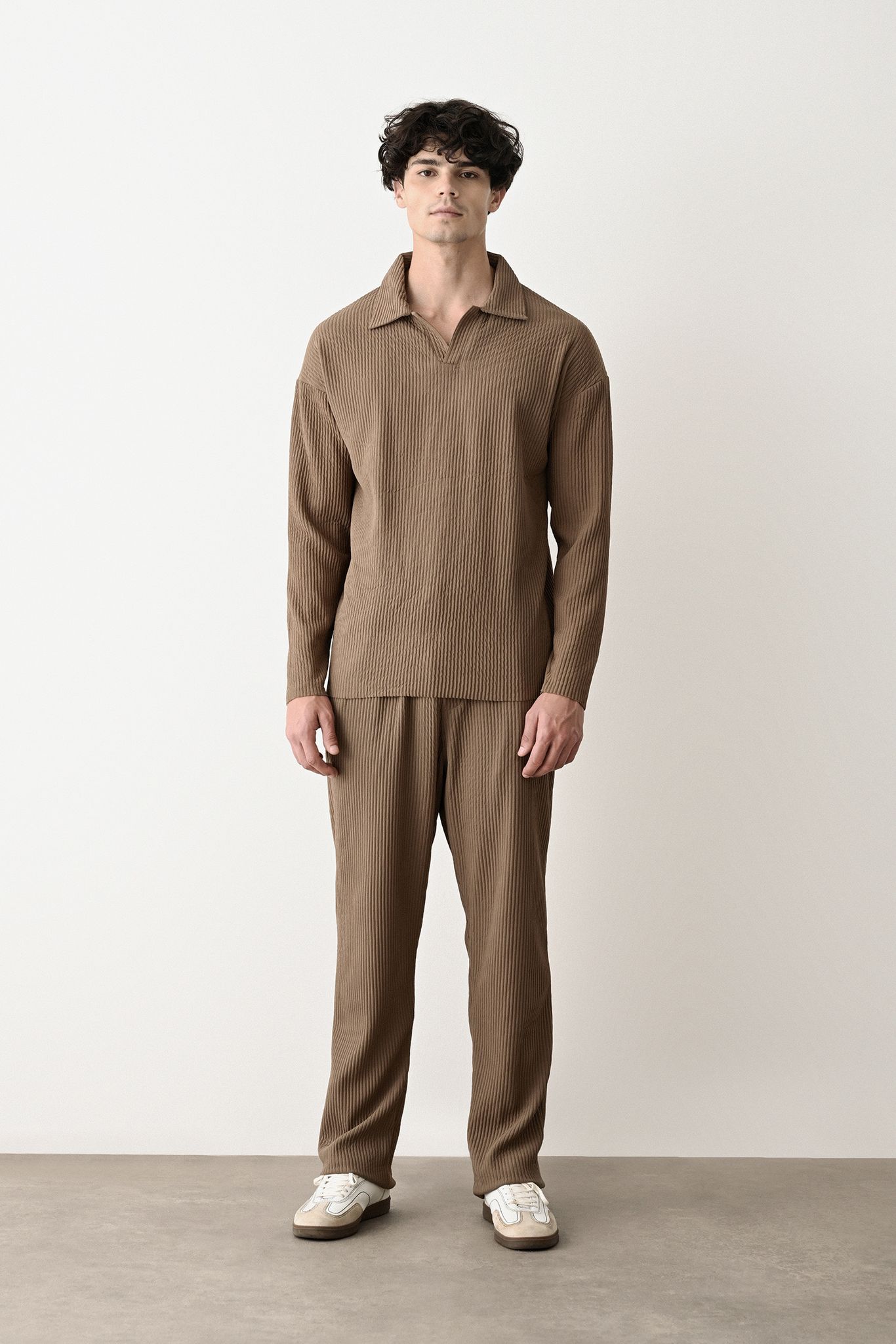 Collared Oversized Knitwear Withinblack