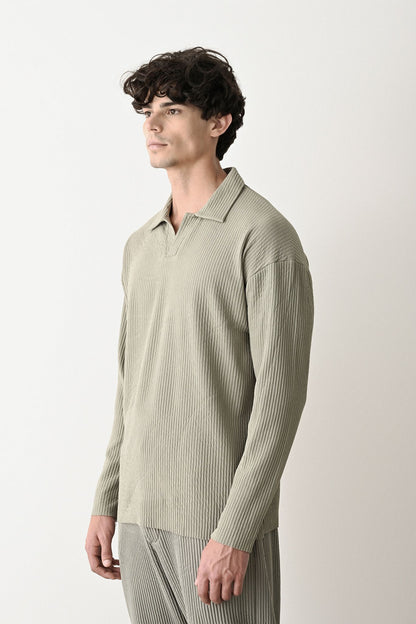 Collared Oversized Knitwear Withinblack