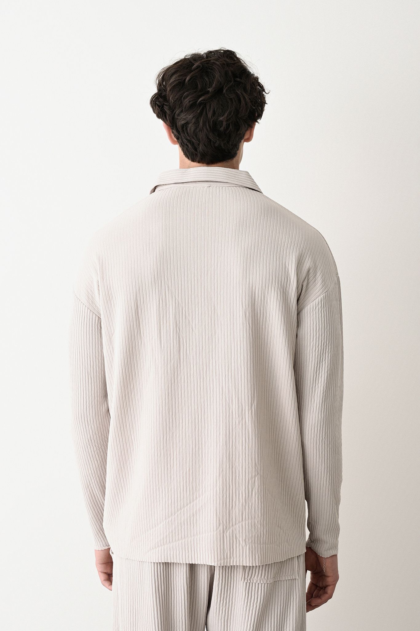 Collared Oversized Knitwear Withinblack