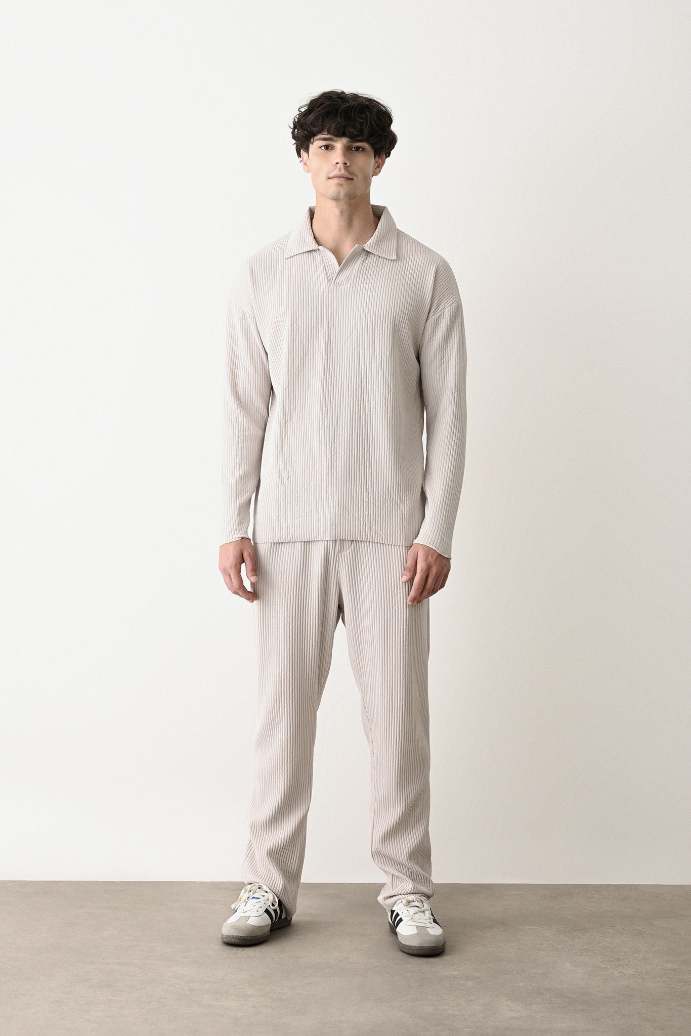 Collared Oversized Knitwear Withinblack
