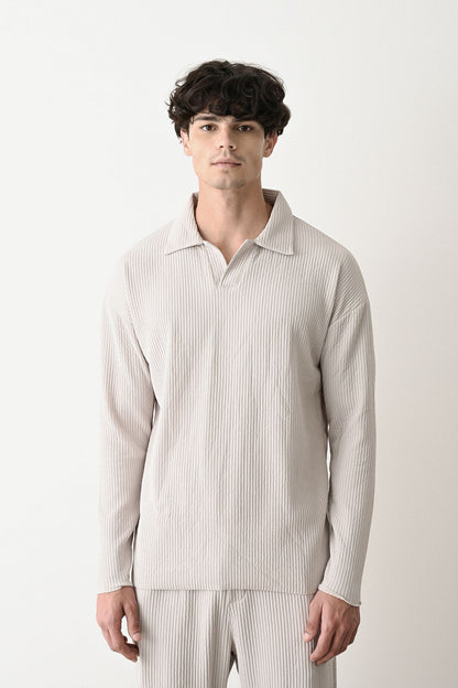 Collared Oversized Knitwear Withinblack
