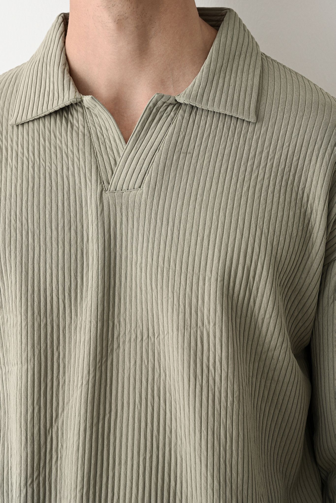 Collared Oversized Knitwear Withinblack