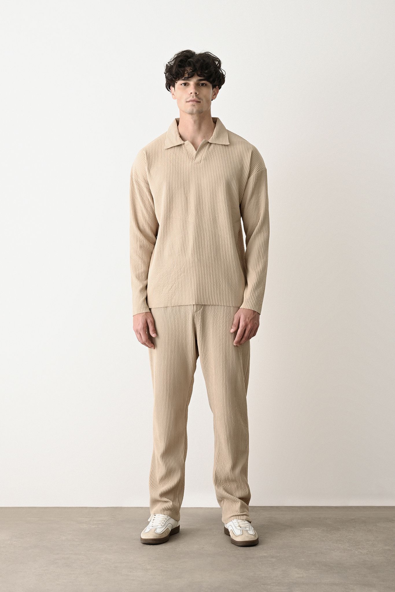 Collared Oversized Knitwear Withinblack