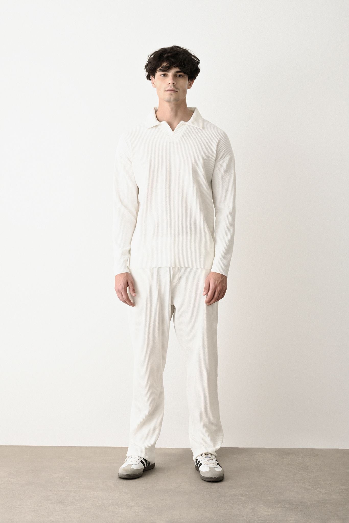 Collared Oversized Knitwear Withinblack