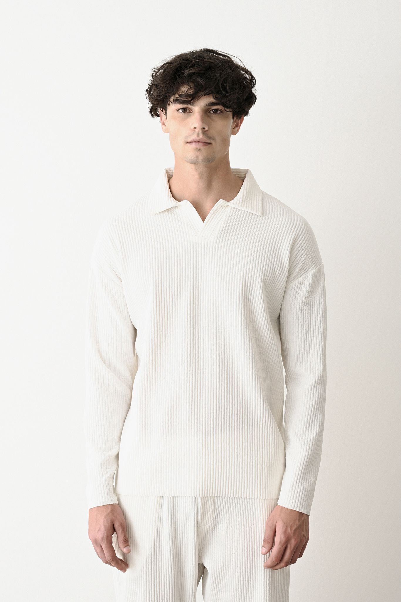 Collared Oversized Knitwear Withinblack