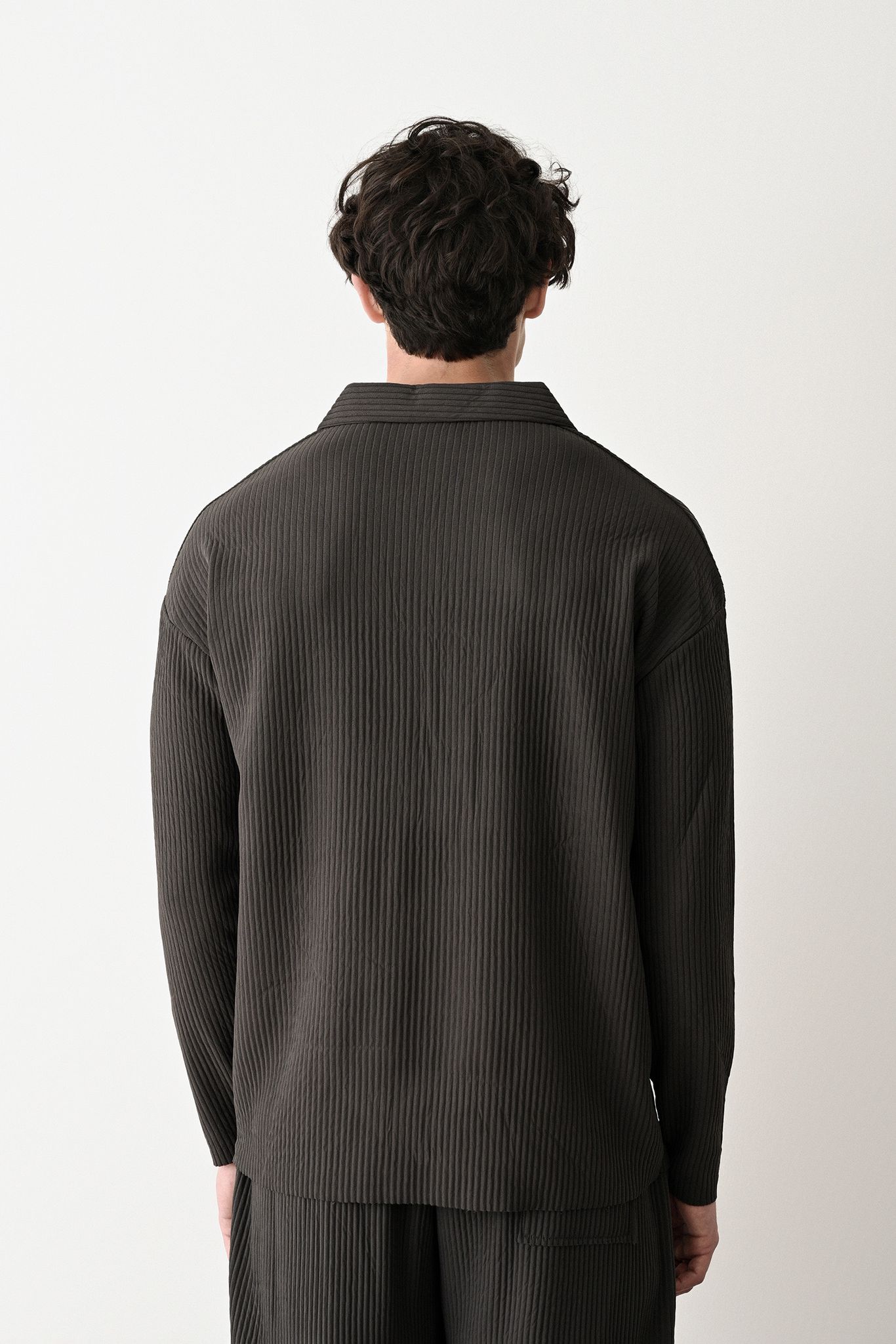 Collared Oversized Knitwear Withinblack