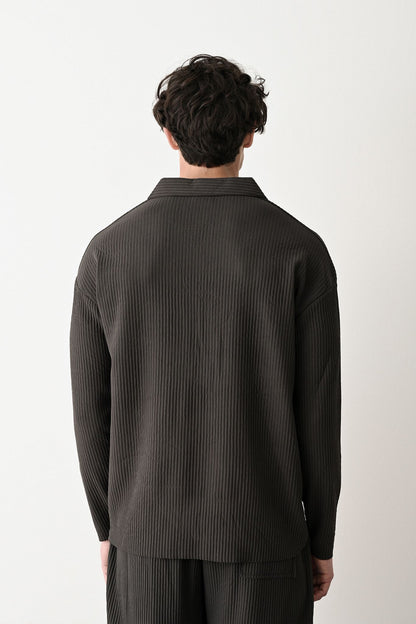 Collared Oversized Knitwear Withinblack