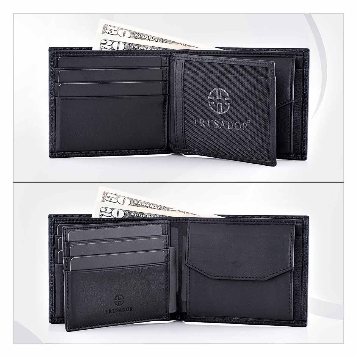 Treviso Bifold Wallet with Coin Pocket Trusador