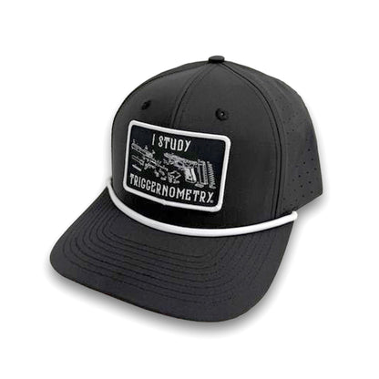 I Study Triggernometry Woven Patch Hat Shield Republic