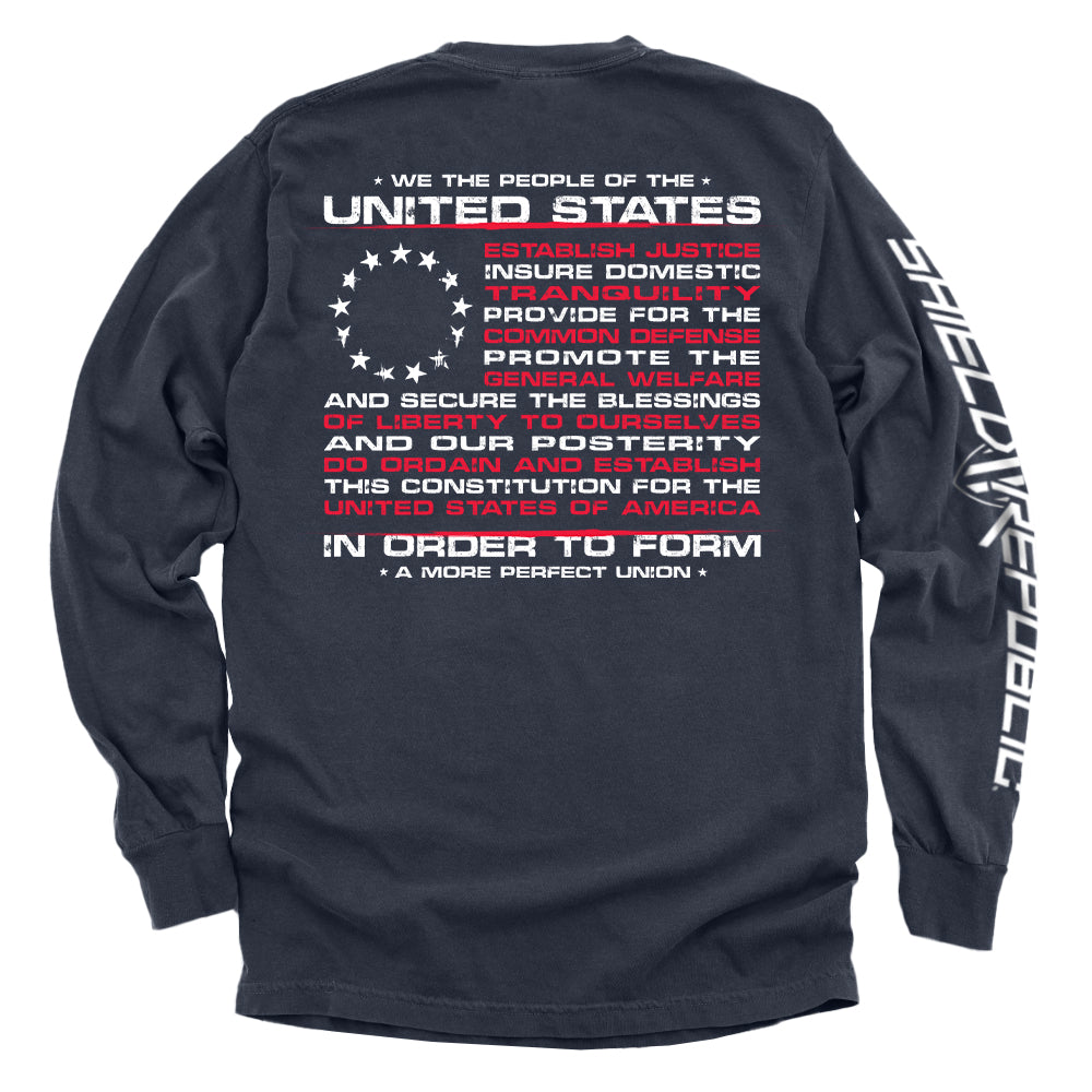 We the People of the United States of America In Order to Form a More Perfect Union Shield Republic