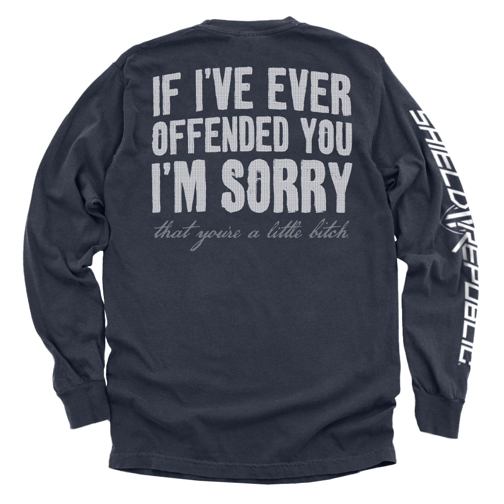 If I've Ever Offended You I'm Sorry Shield Republic