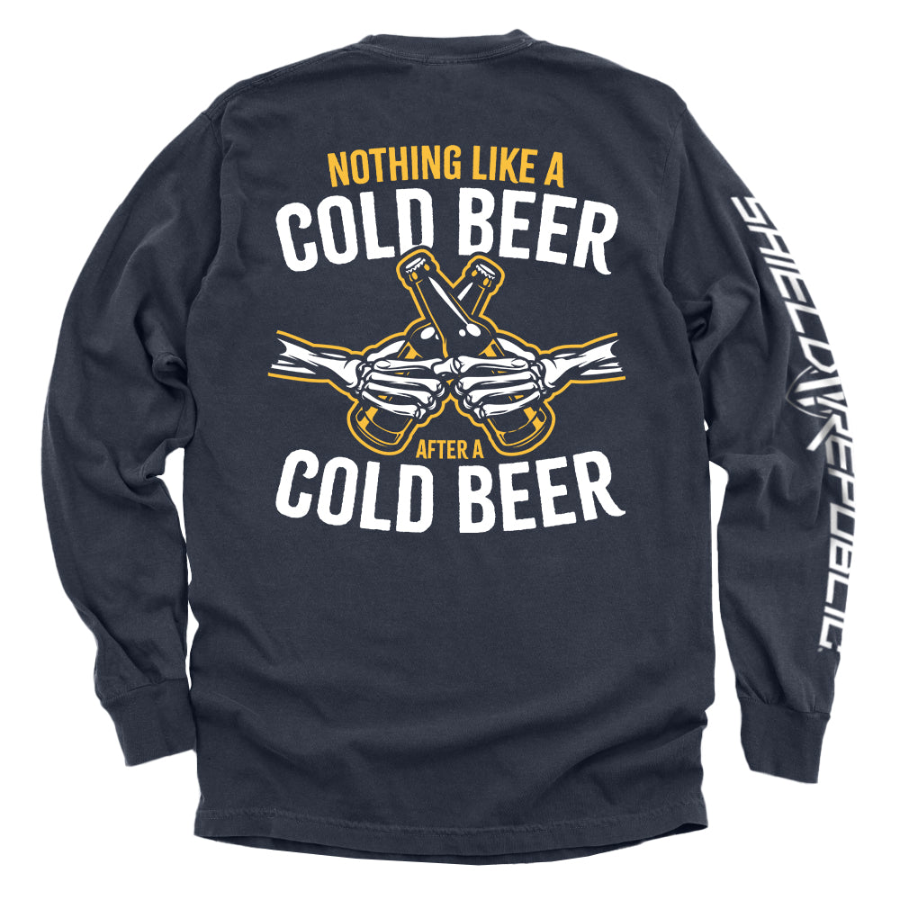 Nothing Like A Cold Beer After A Cold Beer Shield Republic