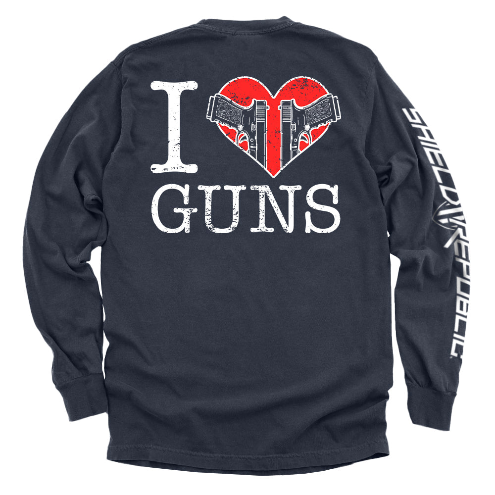 I Love Guns Shield Republic
