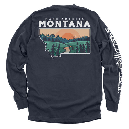 Make America Montana Shield Republic