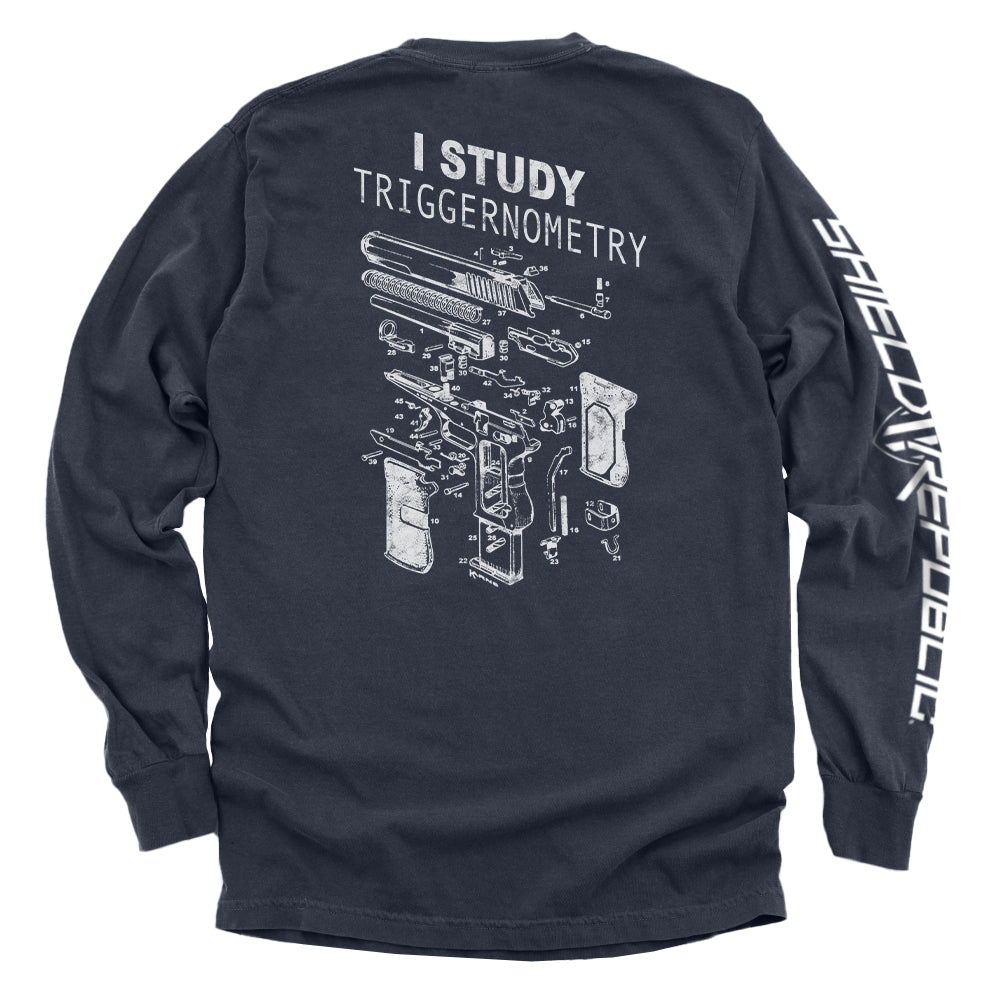 I Study Triggernometry Shield Republic