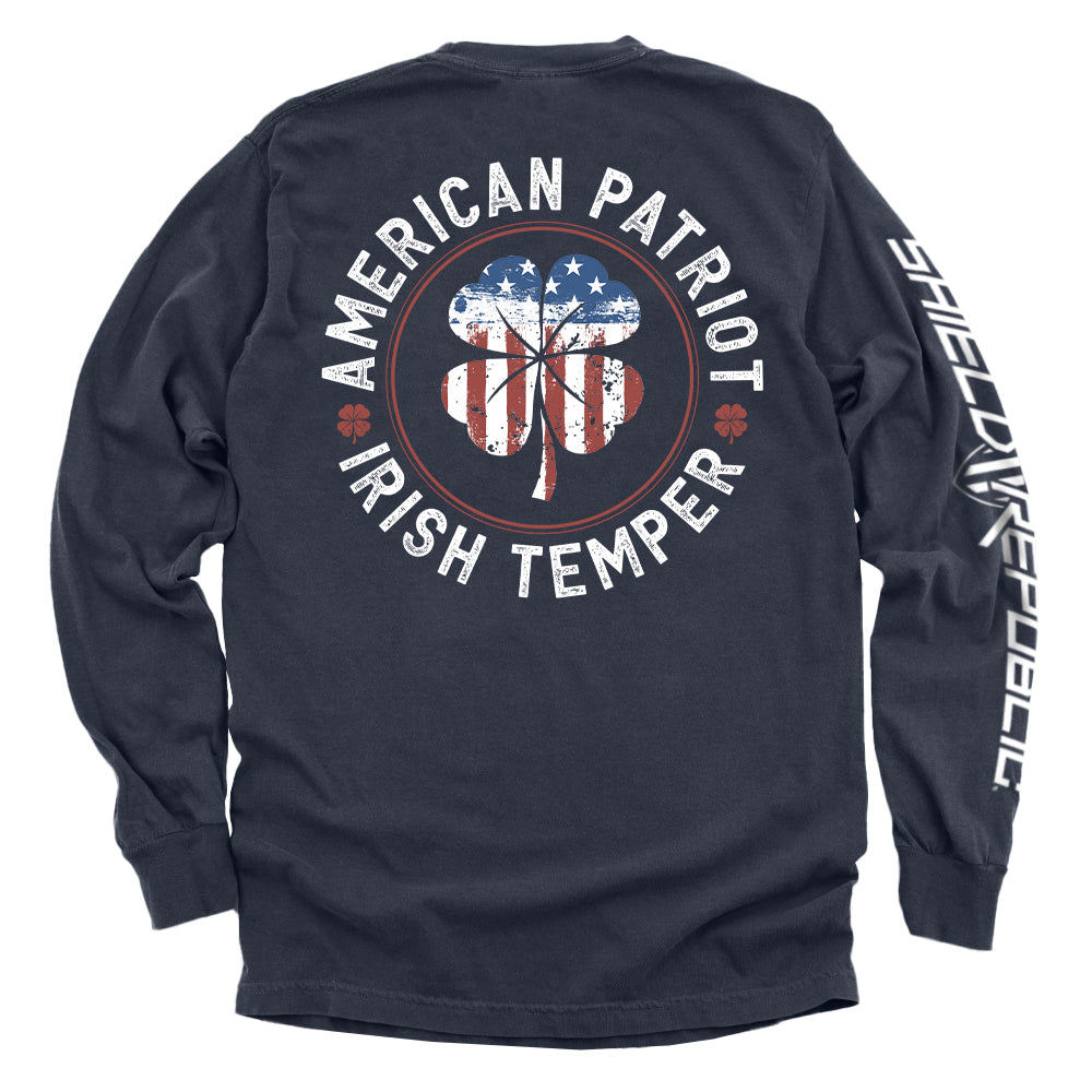 American Patriot Irish Temper Shield Republic