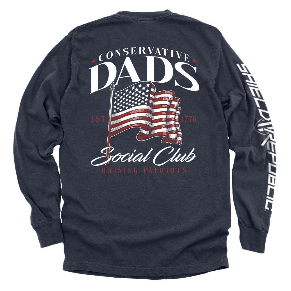 Conservative Dads Social Club Shield Republic