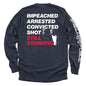 Impeached Arrested Convicted Shot Still Standing Shield Republic