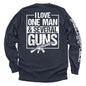 I Love One Man & Several Guns (Back Print) Shield Republic