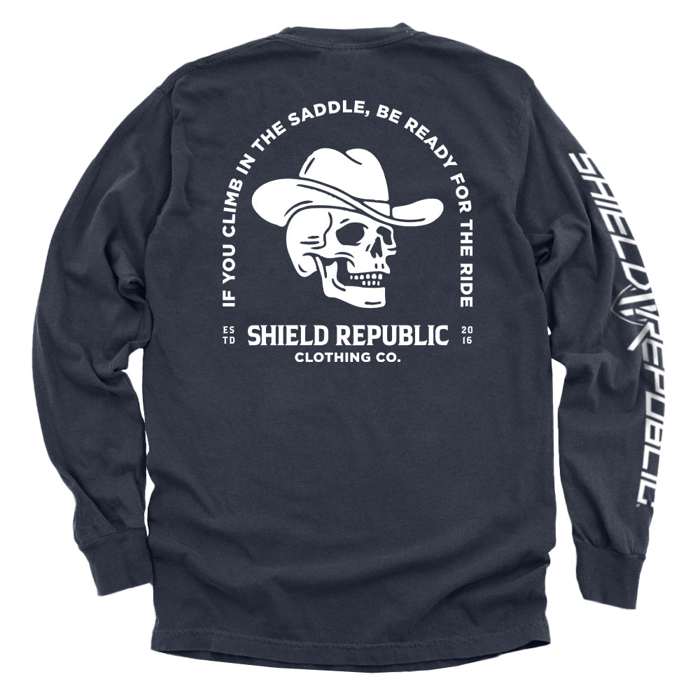 Be Ready For The Ride SR Clothing Co. Shield Republic