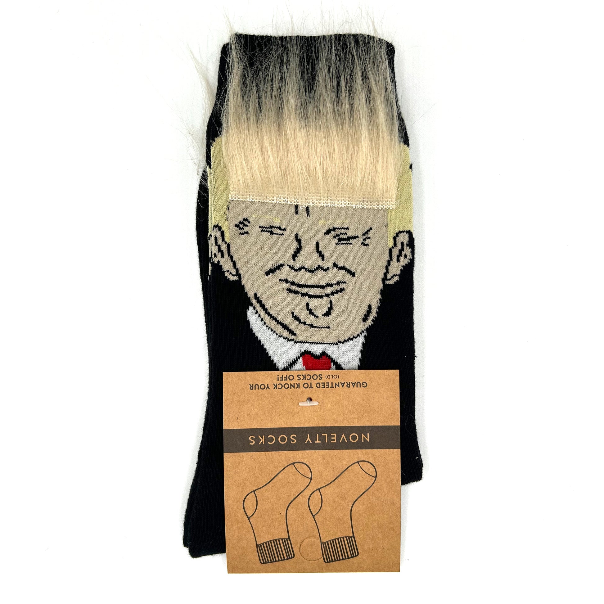 Trump Hair Novelty Socks Shield Republic