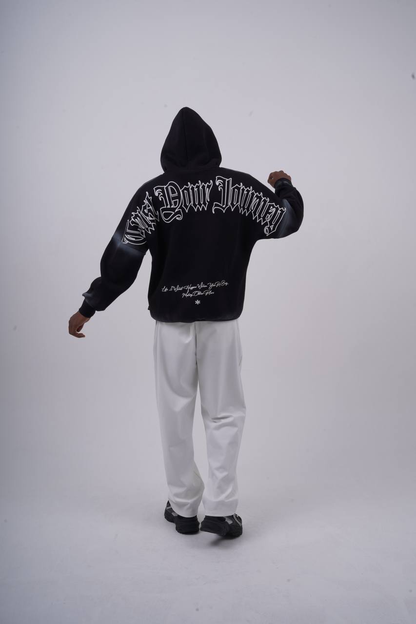 "Trust Your Journey" Gothic Graphic Hoodie Withinblack