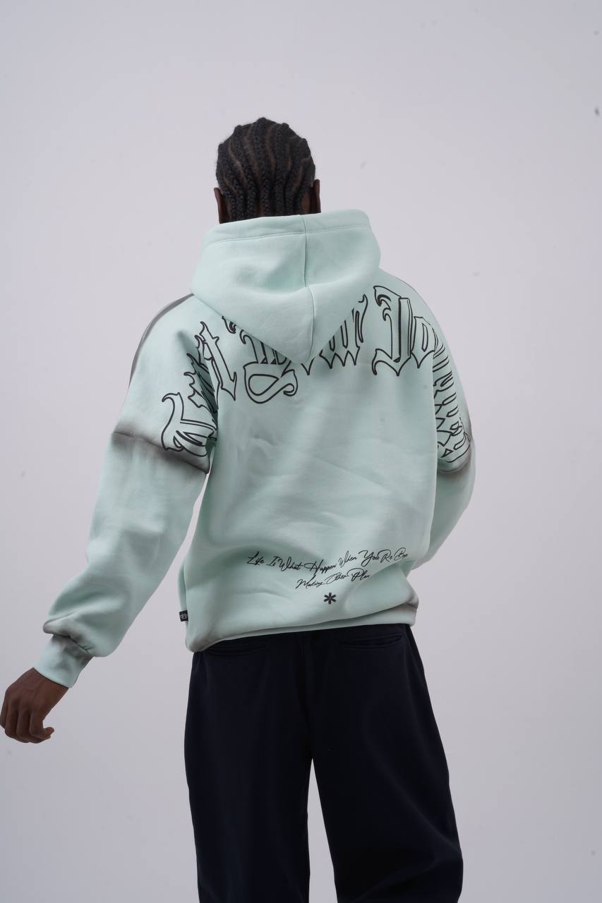 "Trust Your Journey" Gothic Graphic Hoodie Withinblack