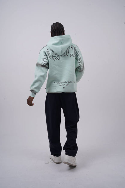 "Trust Your Journey" Gothic Graphic Hoodie Withinblack