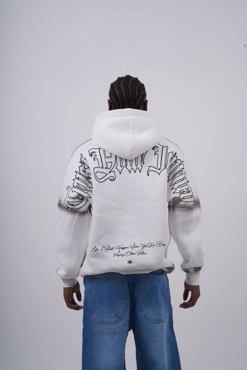 "Trust Your Journey" Gothic Graphic Hoodie Withinblack