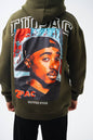 Tupac "Rapper Star" Graphic Unisex Oversized Hoodie Withinblack